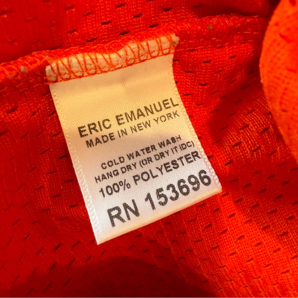 Eric Emanuel Ee Basic Shorts Orange Bolt Mens Sz … - image 6